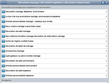 Tablet Screenshot of mob.mariee-mariage.fr